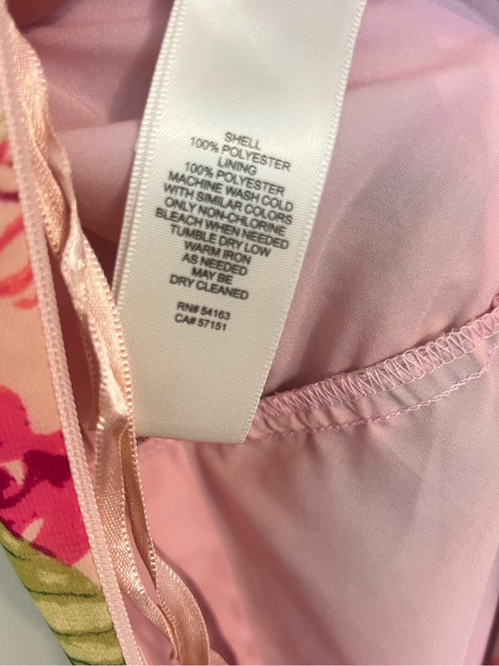 Eliza J Pink Floral Halter Wide-Leg Jumpsuit -missing waist belt - Picture 11 of 11